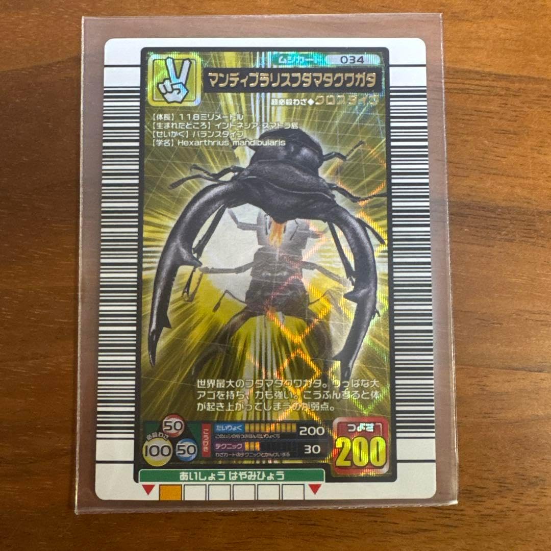 極美品ムシキング 美品 2004年セカンドプラス マンディブラリス