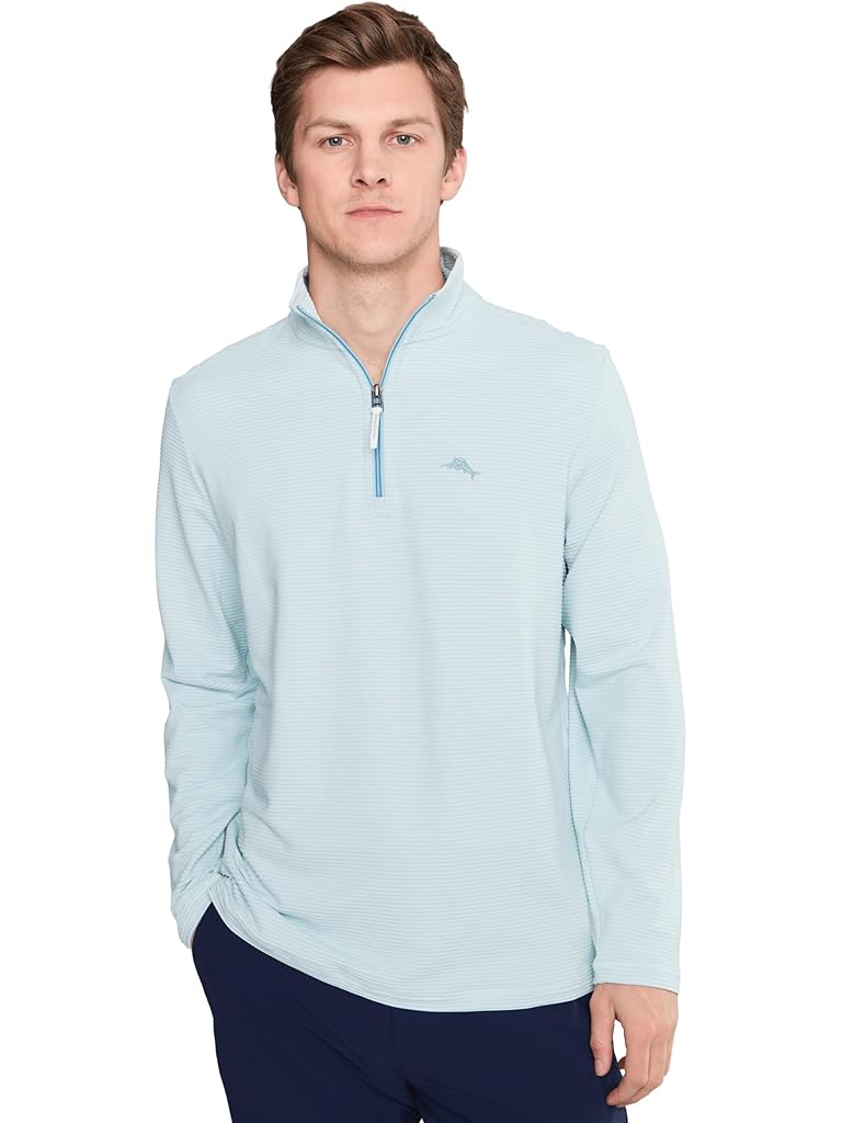 Blue Tommy Bahama Costa Wave Half Zip
