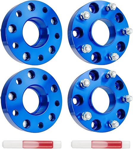 Vista 290 de KAX Espaciadores de rueda de 0.236 x 5.315 in, espaciadores de rueda centrados de 2 pulgadas y 6 lengüetas para F-15-0, Expedition, Mark LT, Negro