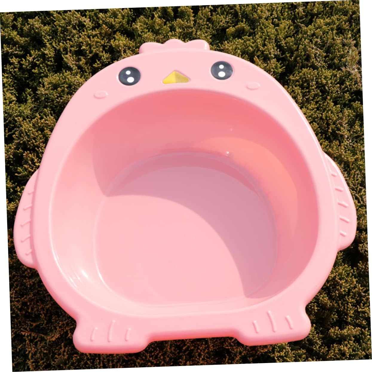 BESTonZON Baby Wash Basin for Boys and Girls Thickened PP Cartoon Infant Face Bathtub Sturdy Plastic Wash Tub Suitable for Newborns and Children