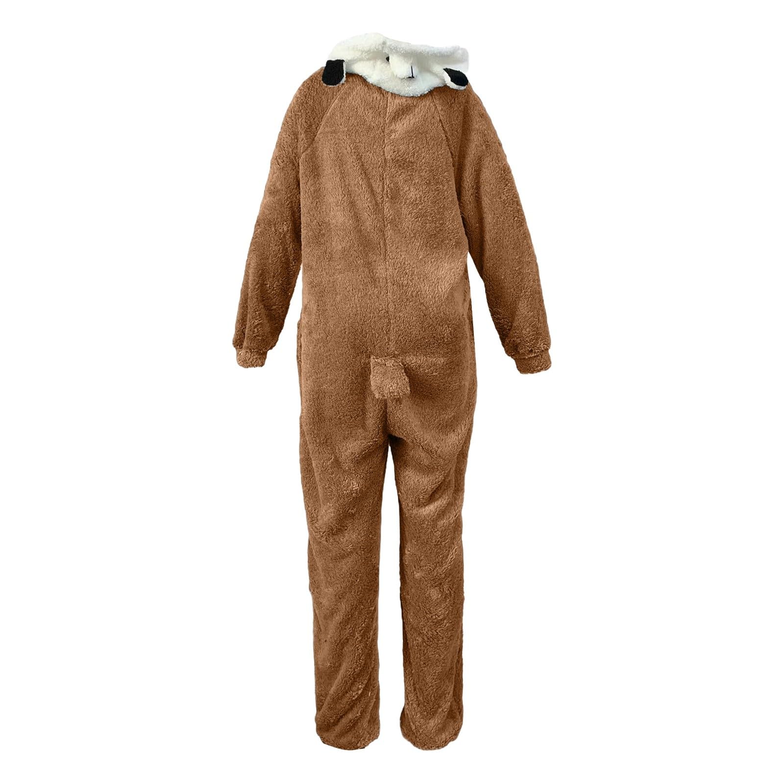 FaschingskostüMe Damen Lustig, Motiv Kapuzenoverall Pyjama Cosplay KostüM FüR Erwachsene Mit Passenden Hausschuhen Perfekt FüR Partys Events