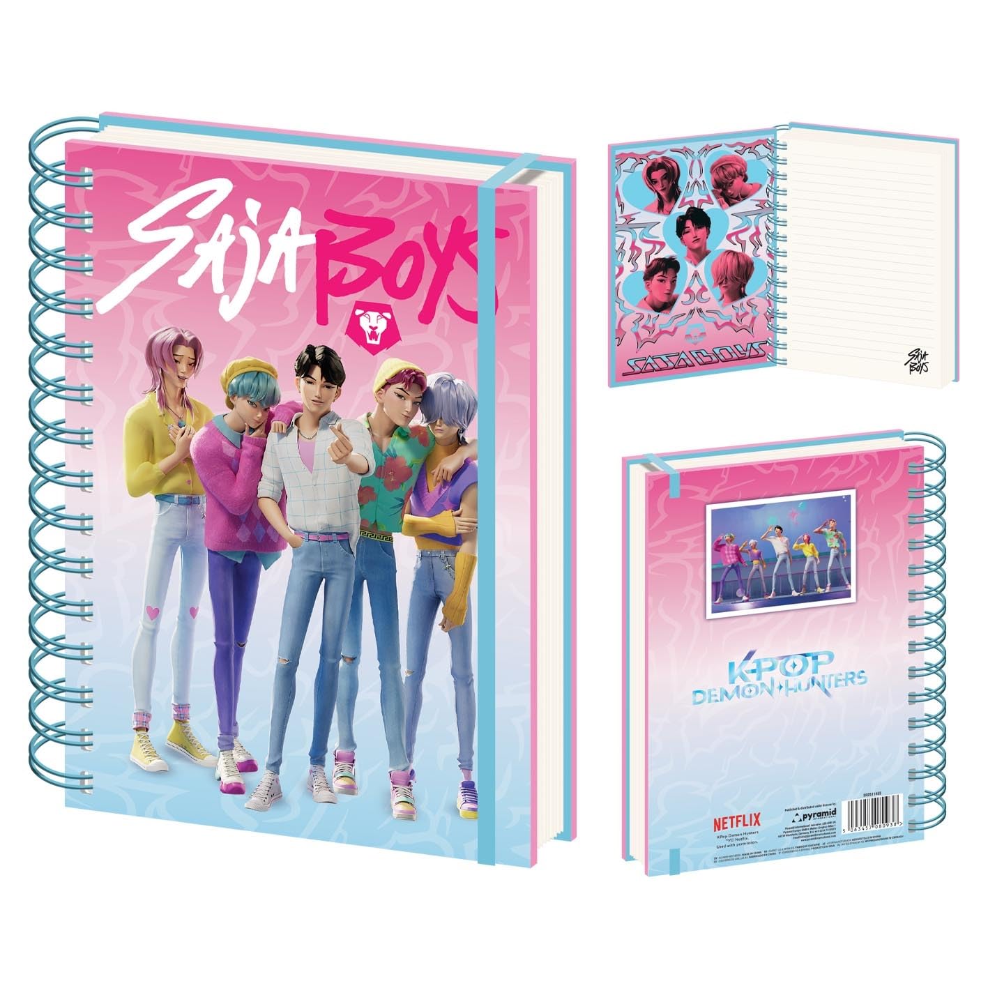 K-Pop Demon Hunters Notebook - Saja Boys A5 Wiro