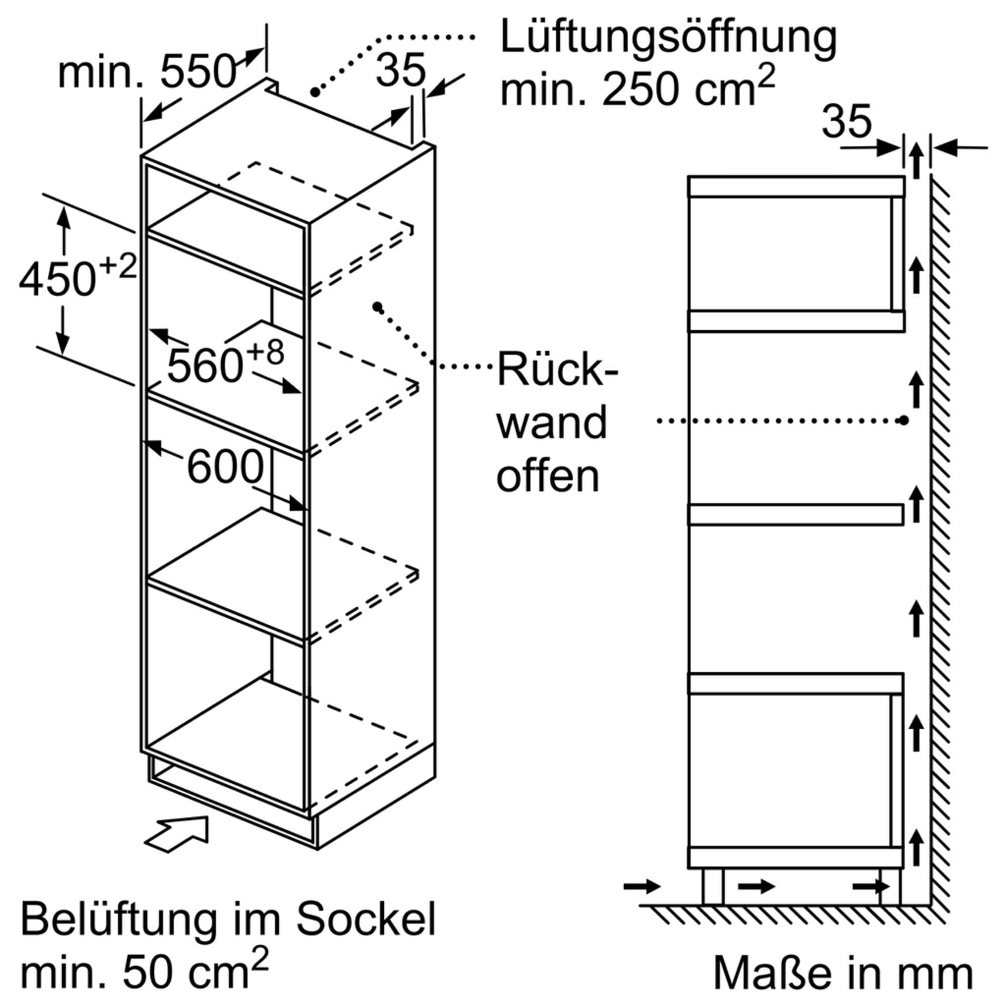 Neff N 50, C1AMG84G1, Einbau Mikrowelle mit Heißluft 60 x 45 cm, Easy Clean für schnelle Reinigung, LCD Display, 1-Touch Buttons, Automatikprogramme, Grill, Graphite-Grey