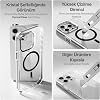 Luxo Series High Quality Case Compatible with Magsafe for Minesk iphone 16 Pro Max Ultra Transparent Appearance And Ergonomic Design With Stand (Black, 16 Pro Max)