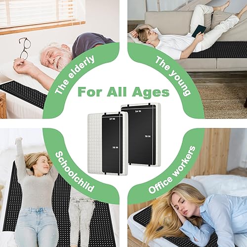 Miniatura 7 de Tapete de conexión a tierra para cama, tapete conectado a tierra para dormir con adaptador de enchufe de tierra, cables, protector de colchón