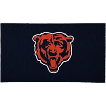 Team Sports America NFL Chicago Bears Sports Doormat | Indoor Outdoor Entrance | 28 x 16 Inches | Non-Slip Front Door Mats | Official Licensed | Sports Fans Entryway Welcome Rug