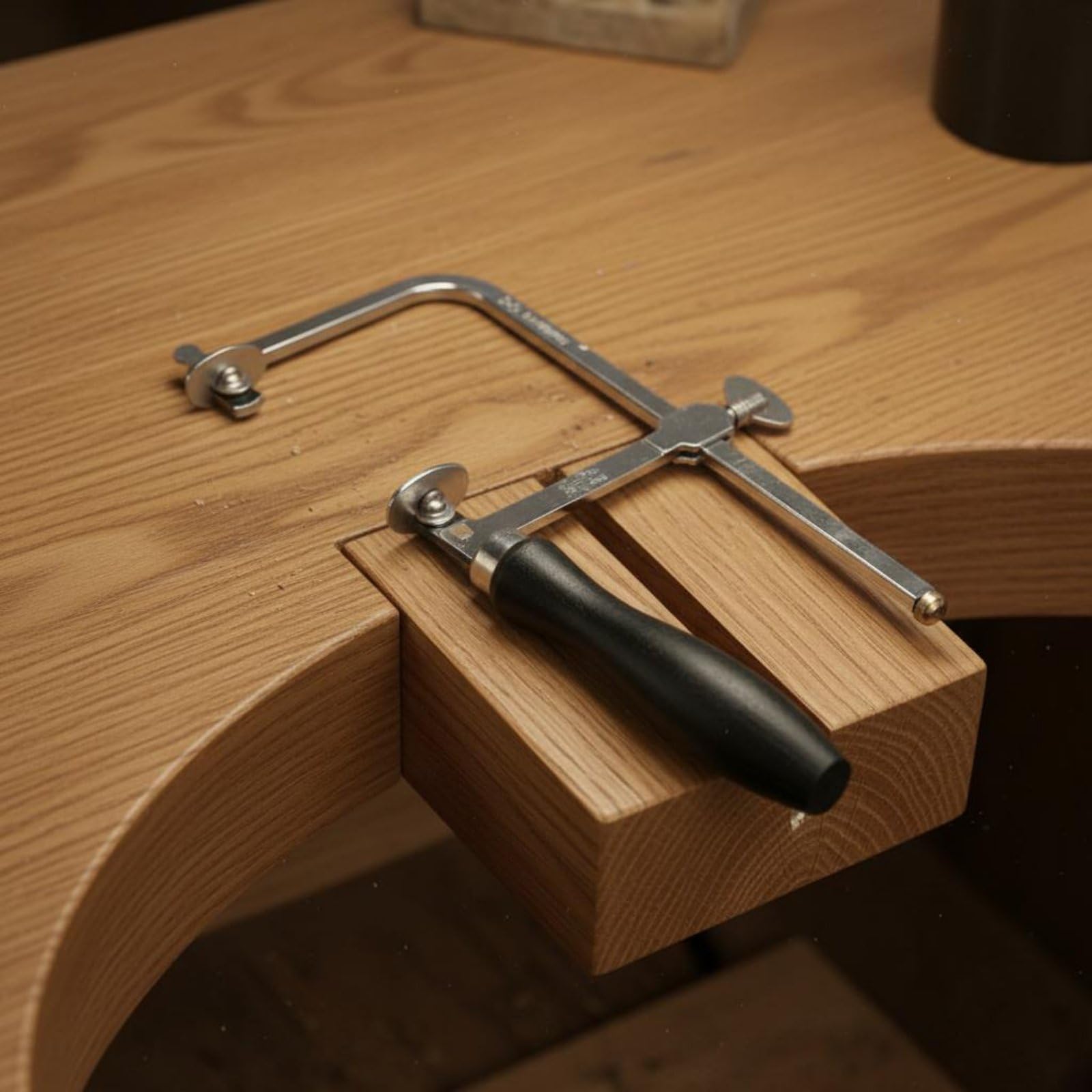 rockible Scie Bocfil Ajustable Scie de Scie à Main Archet de Coupe Outil Ergonomique en Métal et Bois pour Précision Argent Cuivre Bois Acier Inoxydable