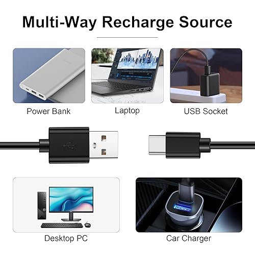 Miniatura 3 de Cable de carga USB-C de 5 pies para altavoz Sony, cable de carga de repuesto para Sony SRS-XB13 XB23 XB33 XB43 XG300 XB100 XE200 XE300 NS7 NB10