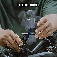 Vista 6 de NEEWER Jaula Pocket 3, Plataforma de Grabación de Video con Cardán de Aleación de Aluminio con Adaptador de Extensión para Cámara de Acción Roscas