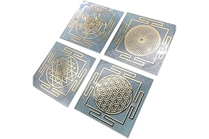 Sacred Geometry Gold Metal Stickers: Enhancing Surfaces with Divine Harmony