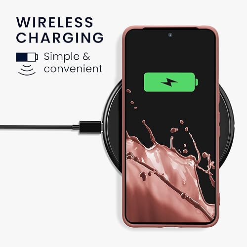 Miniatura 8 de kwmobile Funda compatible con Google Pixel 8 Pro - Funda protectora delgada de TPU con acabado mate suave - Rosa de invierno