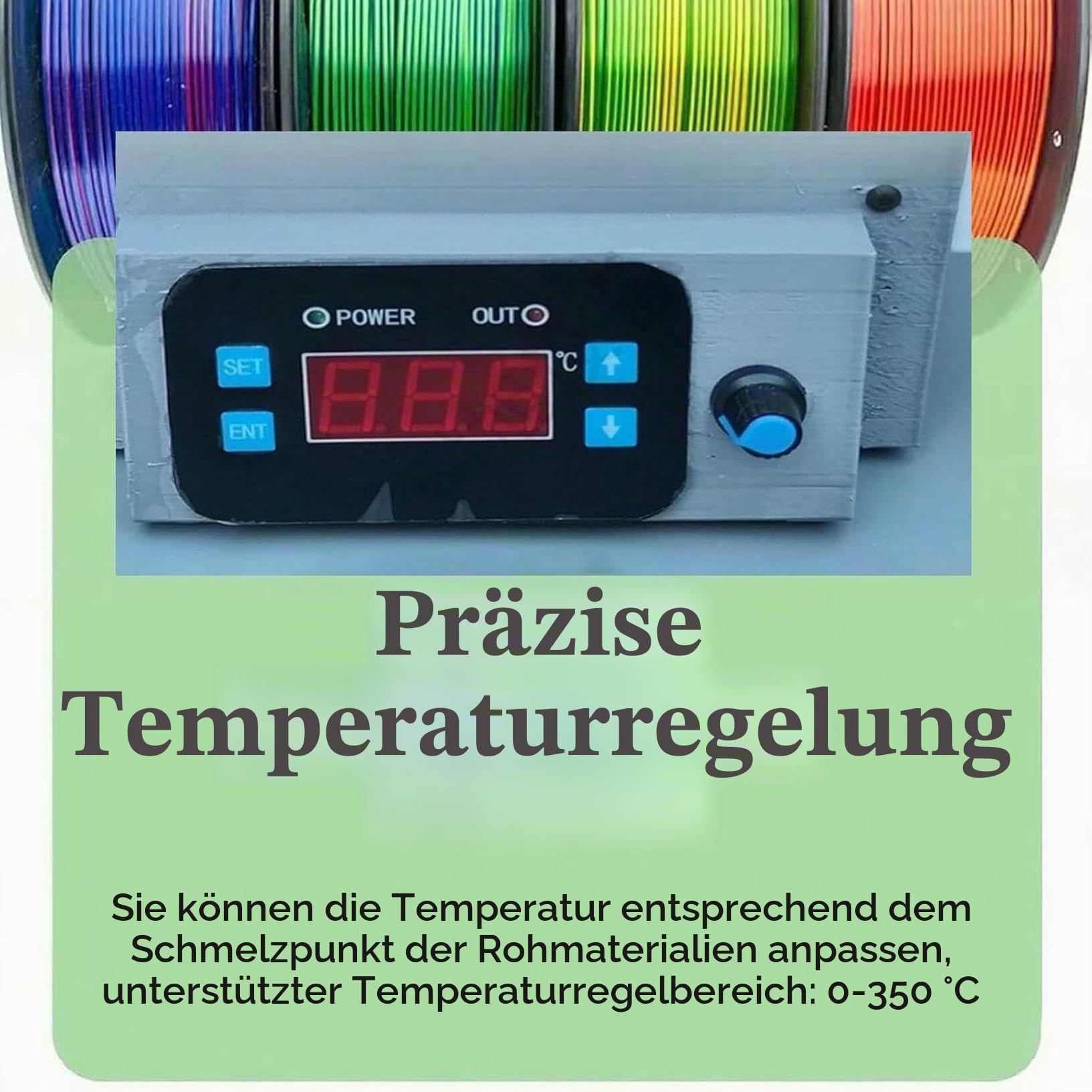 3D-Recycling-PET-Filament-Hersteller, Desktop-Filament-Maker-Maschine, 3D-Drucker-Extruder, Pultrudierte Kunststoffflaschen, Recycler Für Recycelte PET-Flaschen