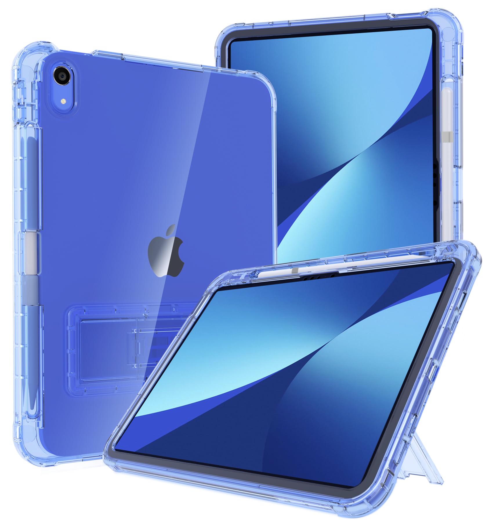 Rantice Case for iPad 10th Generation 10.9 inch, (A16) 11th Generation 11 inch,10th 11th Gen iPad Case with Pencil Holder & Kickstand,Slim Shockproof,