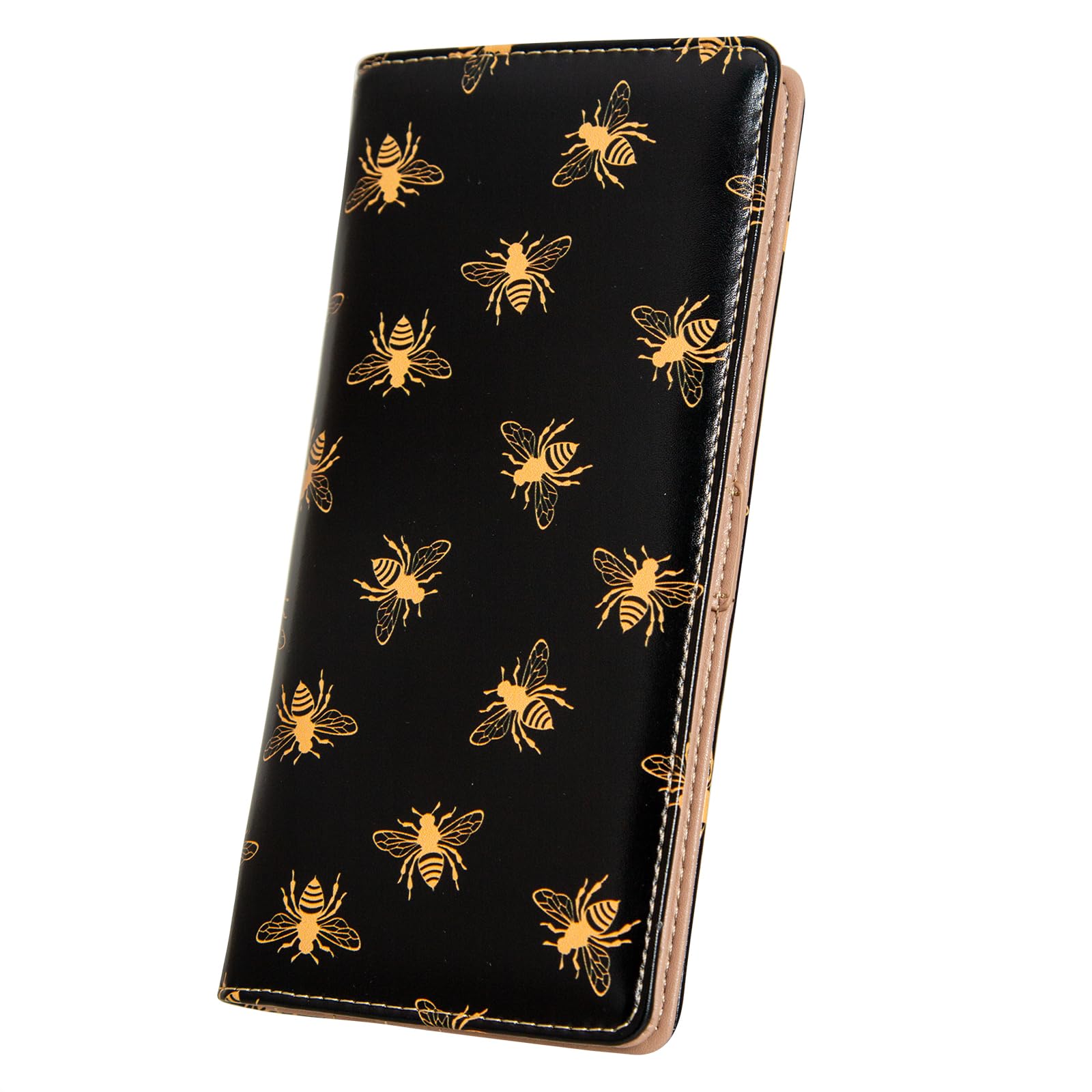 AIRMORS Wallet Women Leather Credit Card Holder with RFID Blocking Large Capacity Slim zipper Wallets for Men Minimalist Coin Purse long clutch wallet