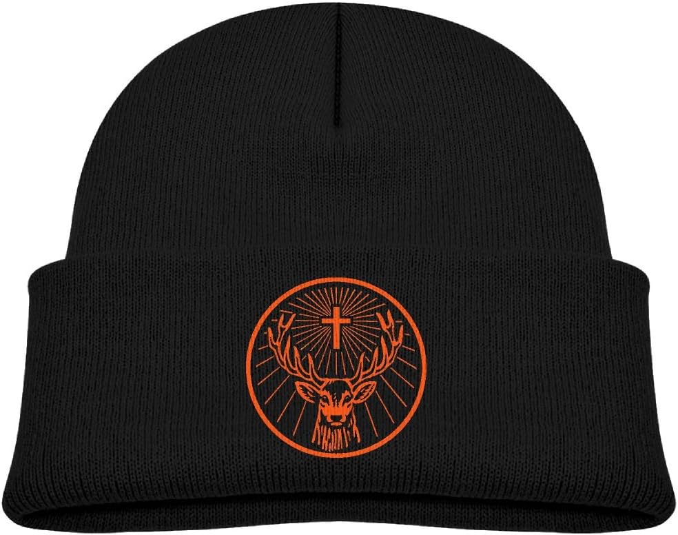 OETUU Jagermaisters Logo Beanie Cap Knit Cap Woolen Hat For Children