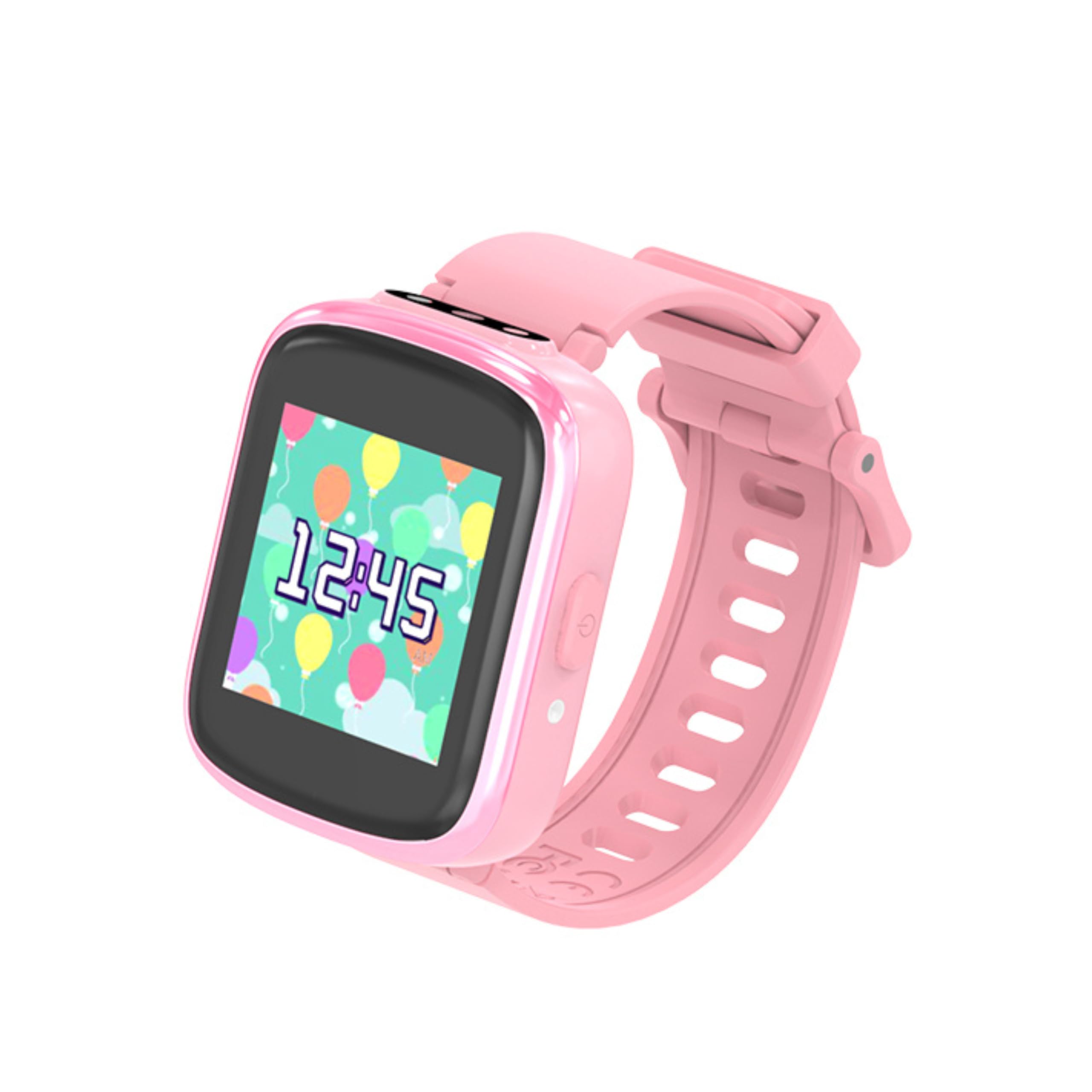 ODS Radiocom Smartwatch Rose étanche pour Enfants avec Double caméra, avec Lampe de Poche, mémoire Interne 512 Mo, résistante à l'eau IP66, Recharge magnétique