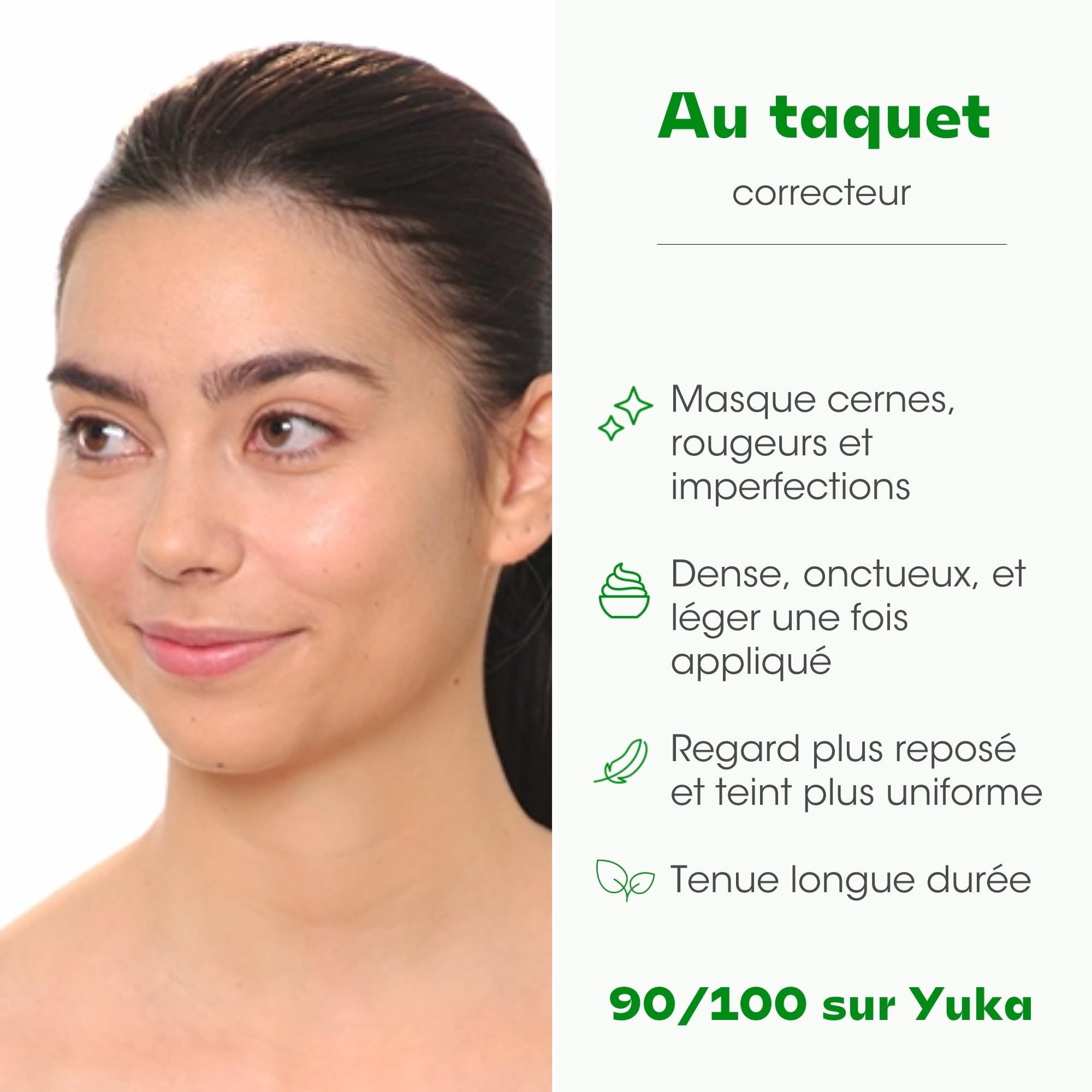 Magnifaïk - Correcteur - Masque Cernes, Rougeurs et Imperfections - Haute Couvrance - Peau medium claire, sous ton beige rosé - 99,5% ingrédients d'origine naturelle - 6,5 ml (20BR, Normal)