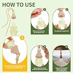 Car Air Freshener Diffuser Jasmine Cedar Breeze Scent 2 Pack, Hanging Air Freshener Diffuser Long Lasting Vent Clip, Automotive Air Fresheners Perfect for Birthday, Valentine's Day