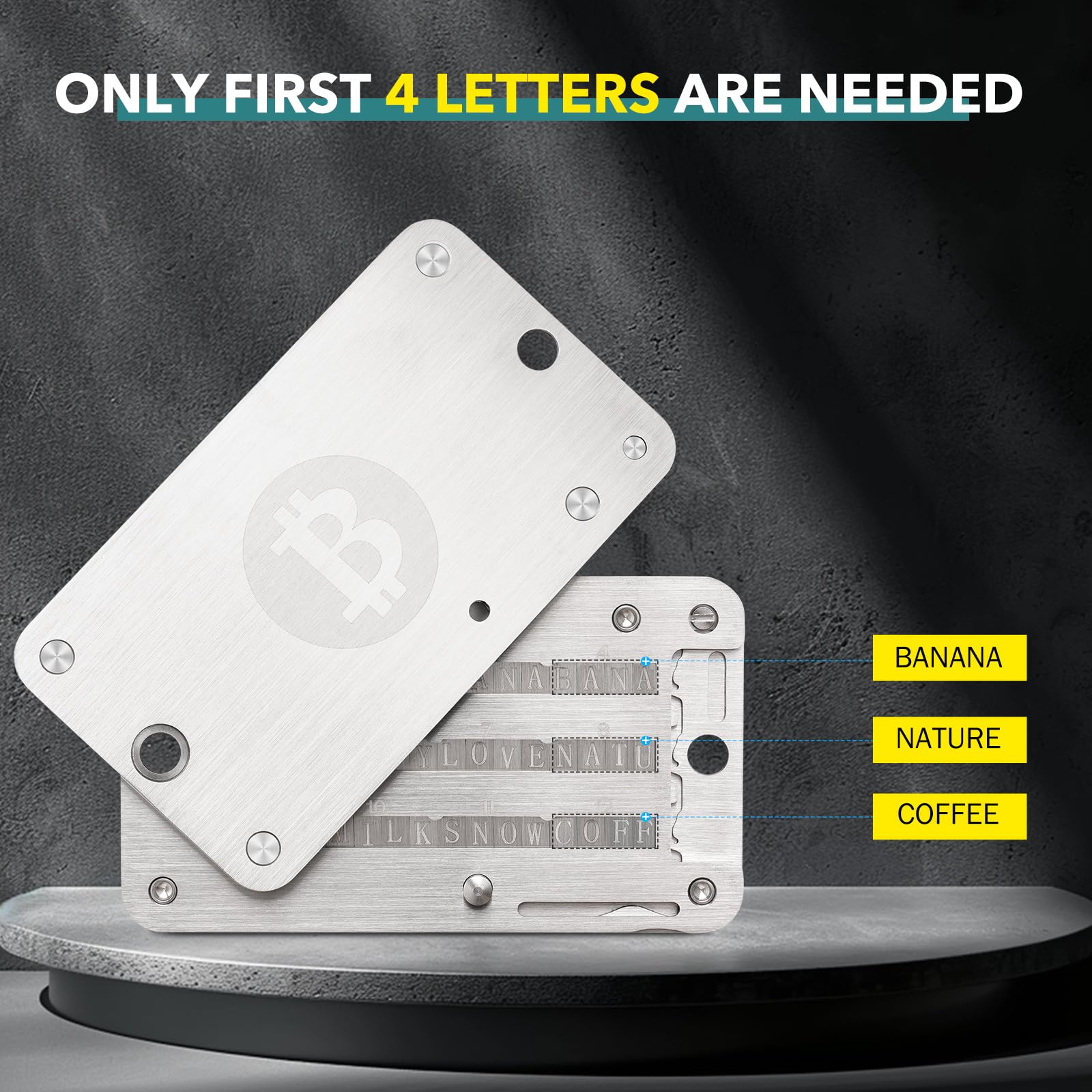 Seed Phrase Metal KEYSTONE Crypto Seed Storage, Crypto Capsule Metal  Wallet, Cold Storage Backup, 24 Words Bitcoin Key Phrase Storage, 304 Steel  Plate, Compatible With All BIP39 Wallets (Keystone Tablet Cryptosteel Backup