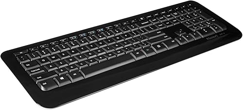 Microsoft Escritorio inalámbrico. Combo de teclado y mouse inalámbricos. Transciever USB a presión.