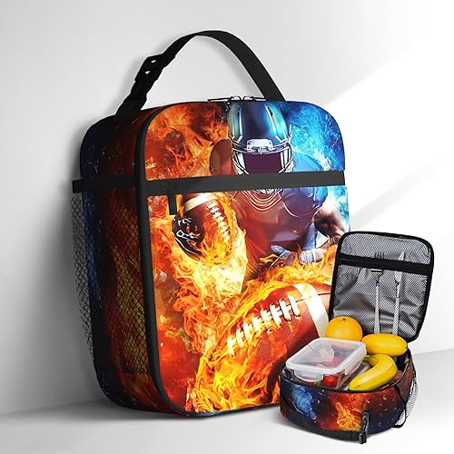 Miniatura 12 de Lonchera con aislamiento térmico para videojuegos, para niños, reutilizable, portátil, con control de videojuegos, para niños, adolescentes,