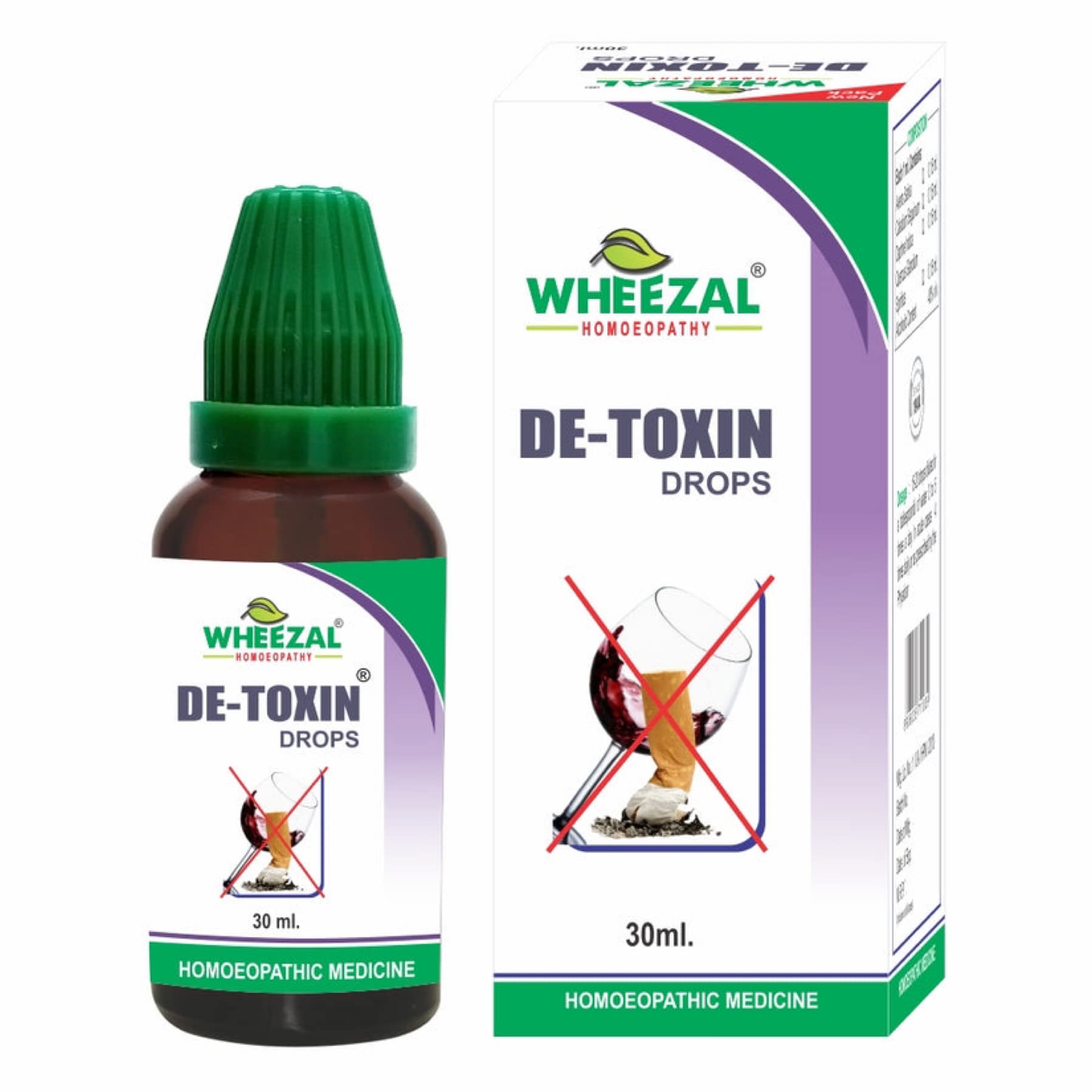 ABDH042 Wheezal De Toxin Drops (30ml) - Set of 2 Bottles (B0BW4RY45P) Amazon Price History, Amazon Price Tracker