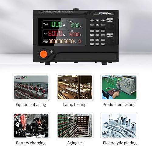 Miniatura 35 de Fuente de alimentación CC 30V 150A, 4500W de alta potencia, programable variable ajustable, conmutación regulada, fuente de alimentación de banco