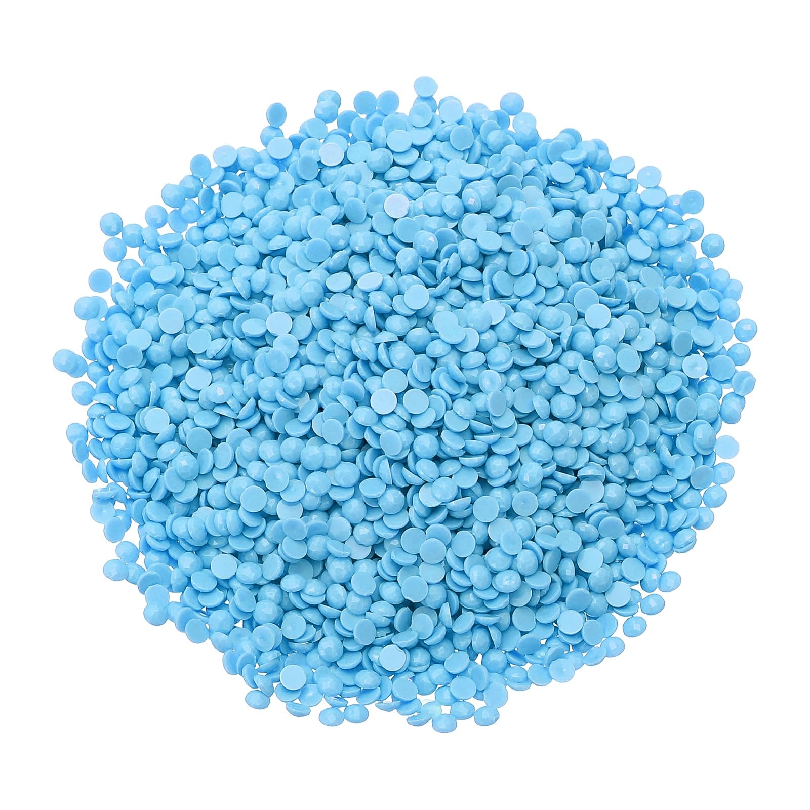 PATIKIL 6000 Pcs Diamond Art Painting Replacement Beads, Resin Crystal Painting Rhinestones, Diamond Art Accessories for Nails Crafts DIY Makeup, Water Blue