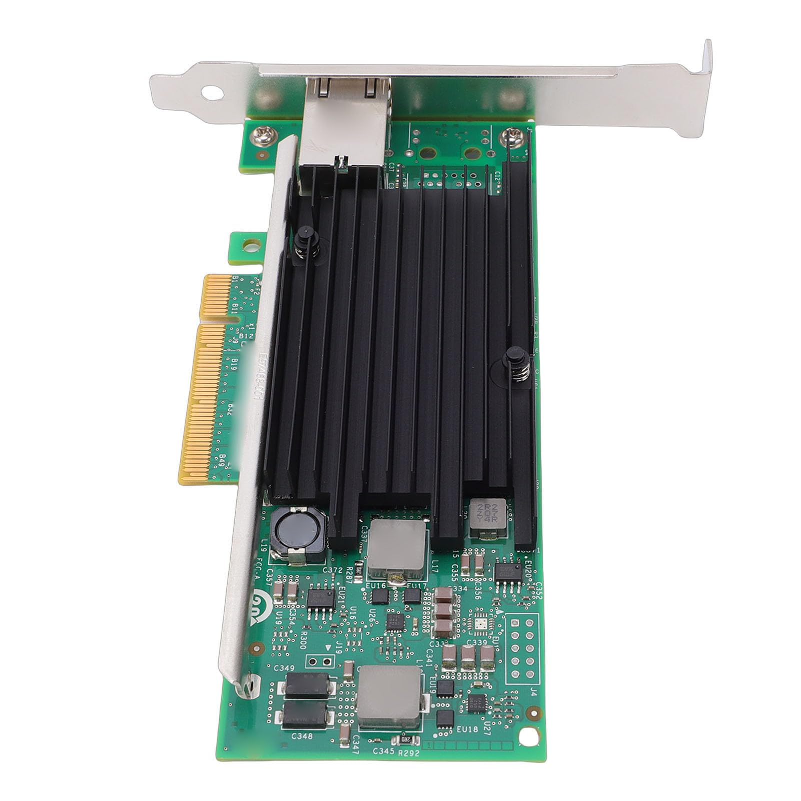 Karta Sieciowa PCIE 10 Gb, Wyposażona w Układ X540 T1, Pojedynczy Port RJ45 Adapter Ethernet 100 MbE 1 GbE 10 GbE, z technologią Inteligentnego Odciążania