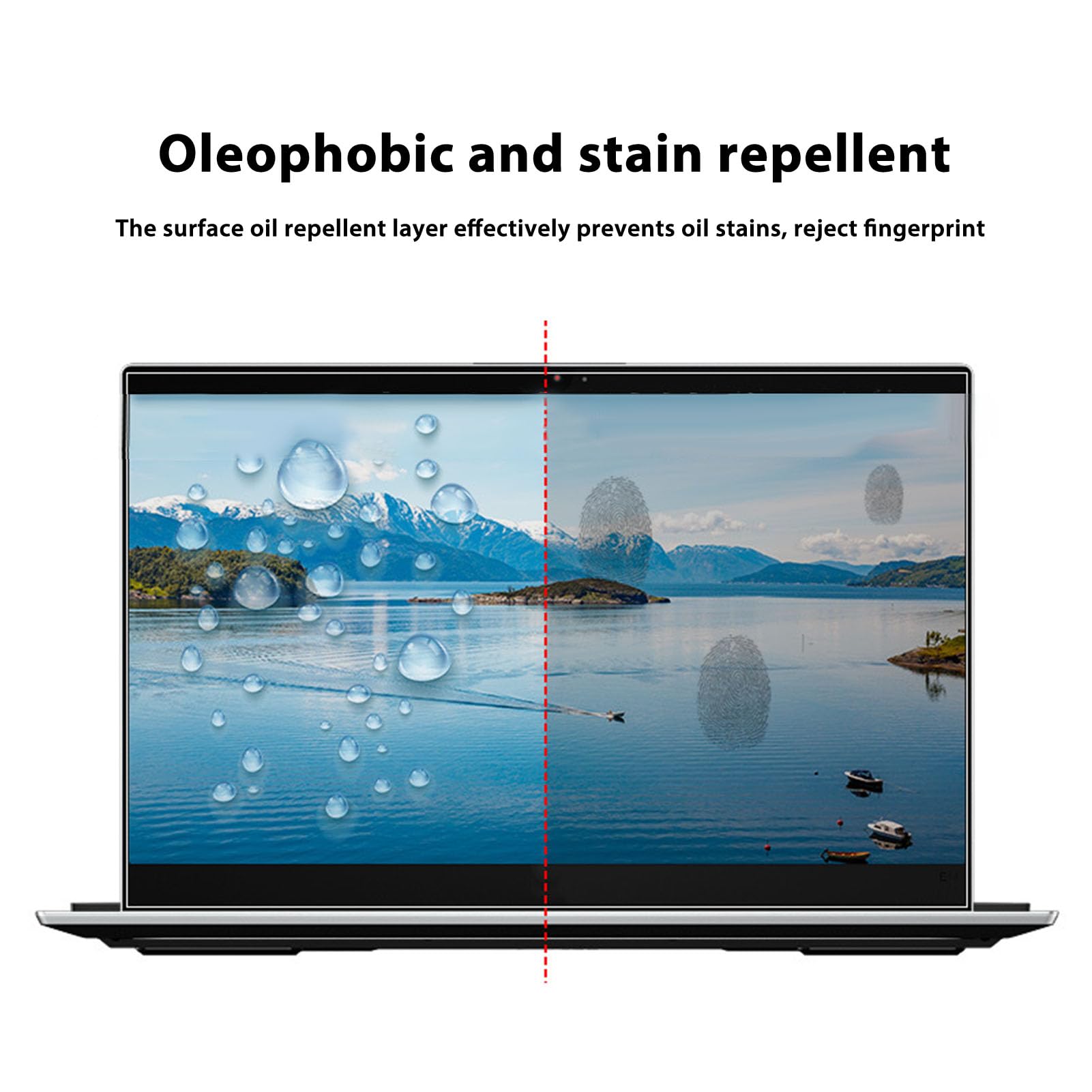 Protector de Pantalla para Portátil de 22 Pulgadas, Filtro de Privacidad Antideslumbrante para Pantalla de Ordenador, Material PET, Relación de Aspecto 16:9, para Aviones,