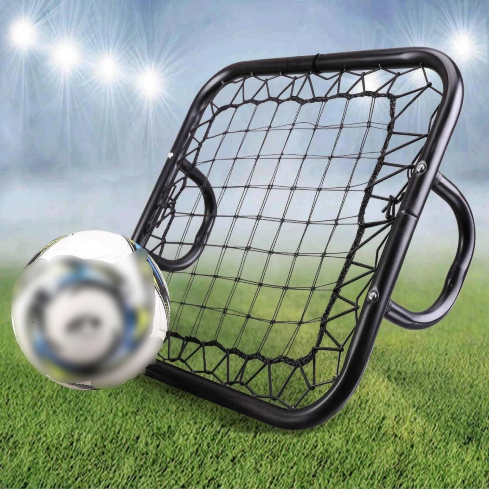 Rebounder Portatile con Maniglie Rebounder Quadrato 50x50 Costruzione Robusta Attrezzatura Sportiva per Allenatori, Allenamento di Calcio