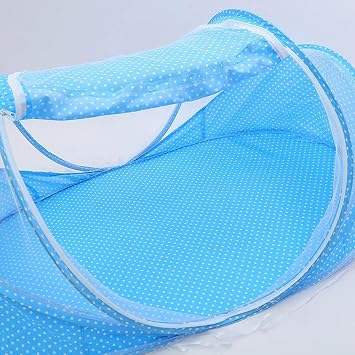 Tefola Baby Mosquito Net, Folding Crib Netting Baby Bedding Portable Comfortable Environment Foldable Storage for Children Summer Supplies