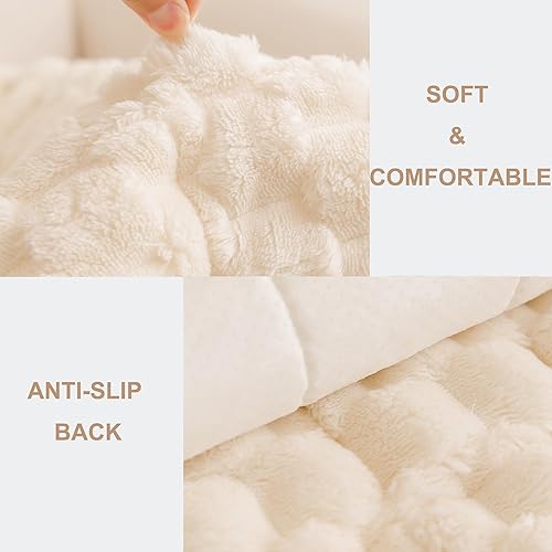 Miniatura 3 de Mivnue Pet Couch Cover, Couch Covers for Dogs, Washable Dog Sofa Covers Couch Protector, Fuzzy Non Slip Couch Slipcover Pet Friendly