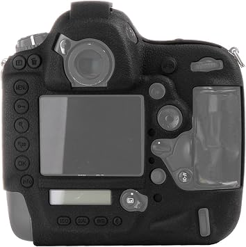 Camera Case for Nikon D4 D4S - Silicone Protective DSLR Skin Cover, Detachable Cage, Shockproof, Dustproof (Black)