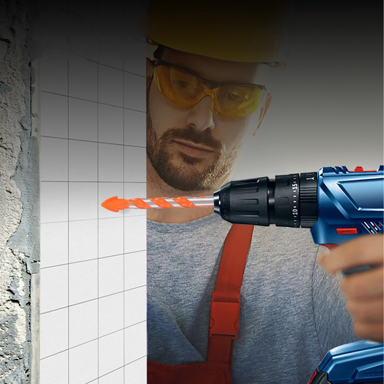 Broca de Diamante para Agujeros Huecos en Azulejos y Granito