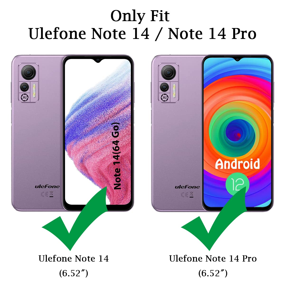 Custodia per Ulefone Note 16 PRO (6,52) + Protezione per