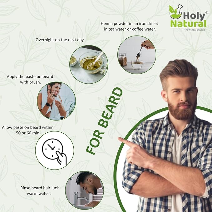 Henna en Polvo para Cabello y Barba – 100% Natural miniatura 5