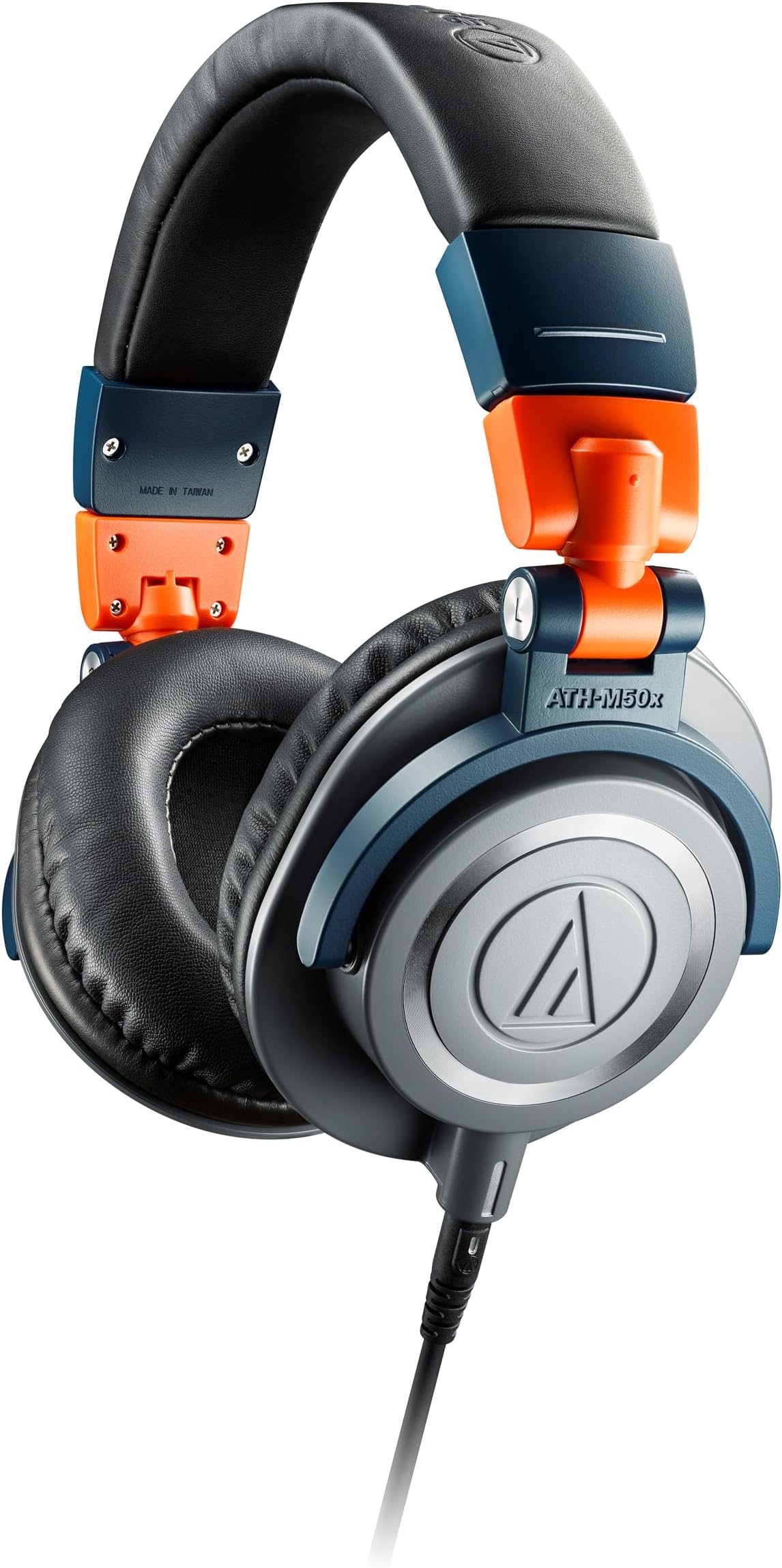 Audio Technica ATH-M50XLAB Professional Monitor Headphones Over Ear Limited Edition (Black/Blue/Orange)