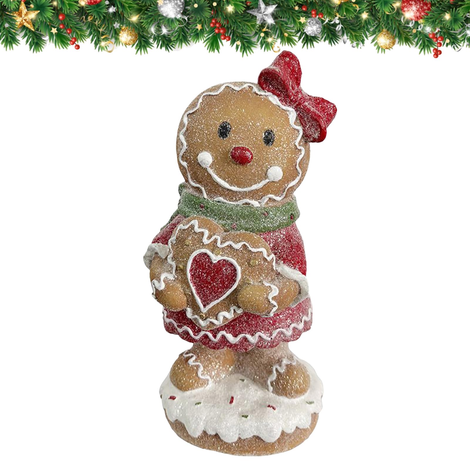 Figurine en pain d'épice en résine pour sublimer votre table de Noël