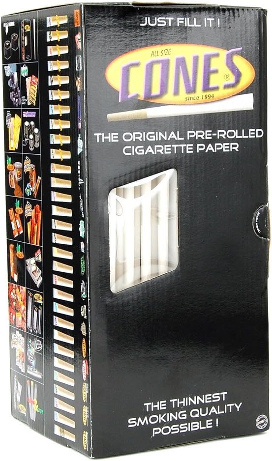 PreRolled Cones King Size 109mm (2 Packs 1,000 Cones per