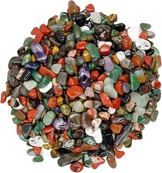 Hypnotic Gems Materials 3 lbs Rare Assorted Stone Mix from Africa - XX Small - 0.40" to 0.60" - Bulk Polished Gemstone Rock Supplies for Crafts, Reiki, Crystal Healing and More!