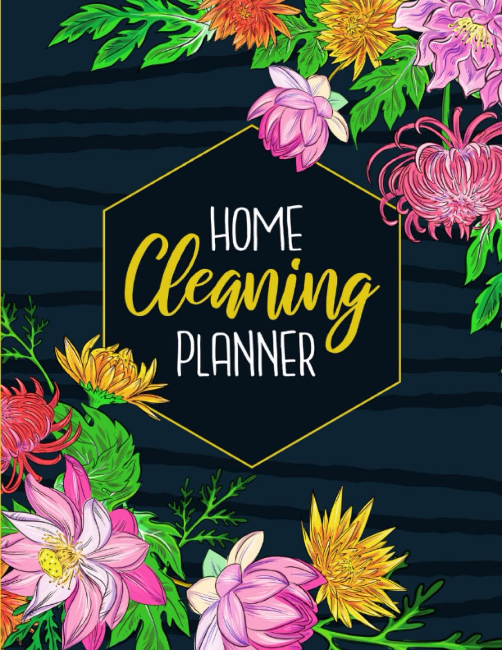 Home Cleaning Planner: House Cleaning Routine Journal Notebook & Household Log Book Organizer with Schedule & Checklists | Homekeeping Gift for Busy Women