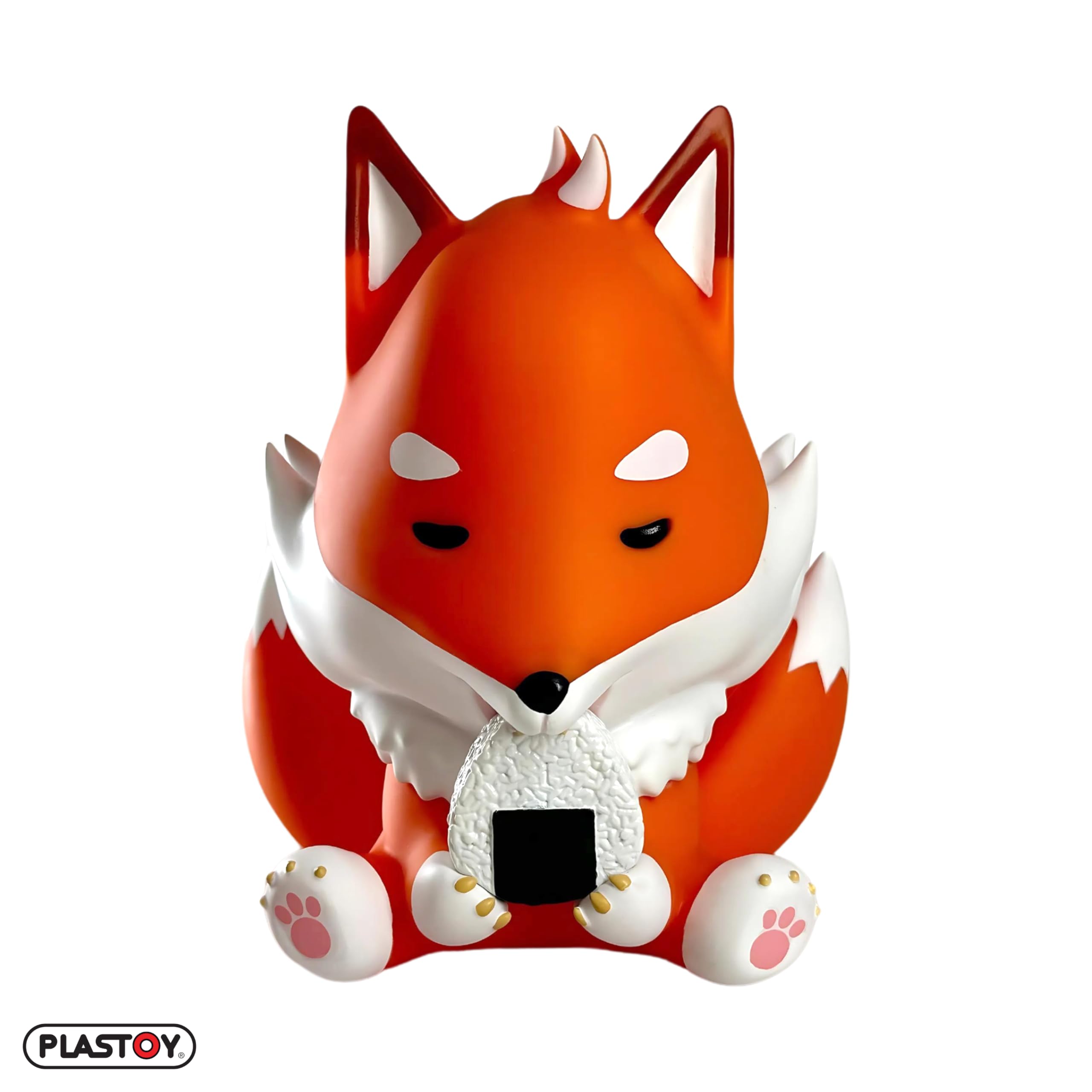 Plastoy Mogu Pets Figurine Kitsune Onigri - Plastique - 15 cm