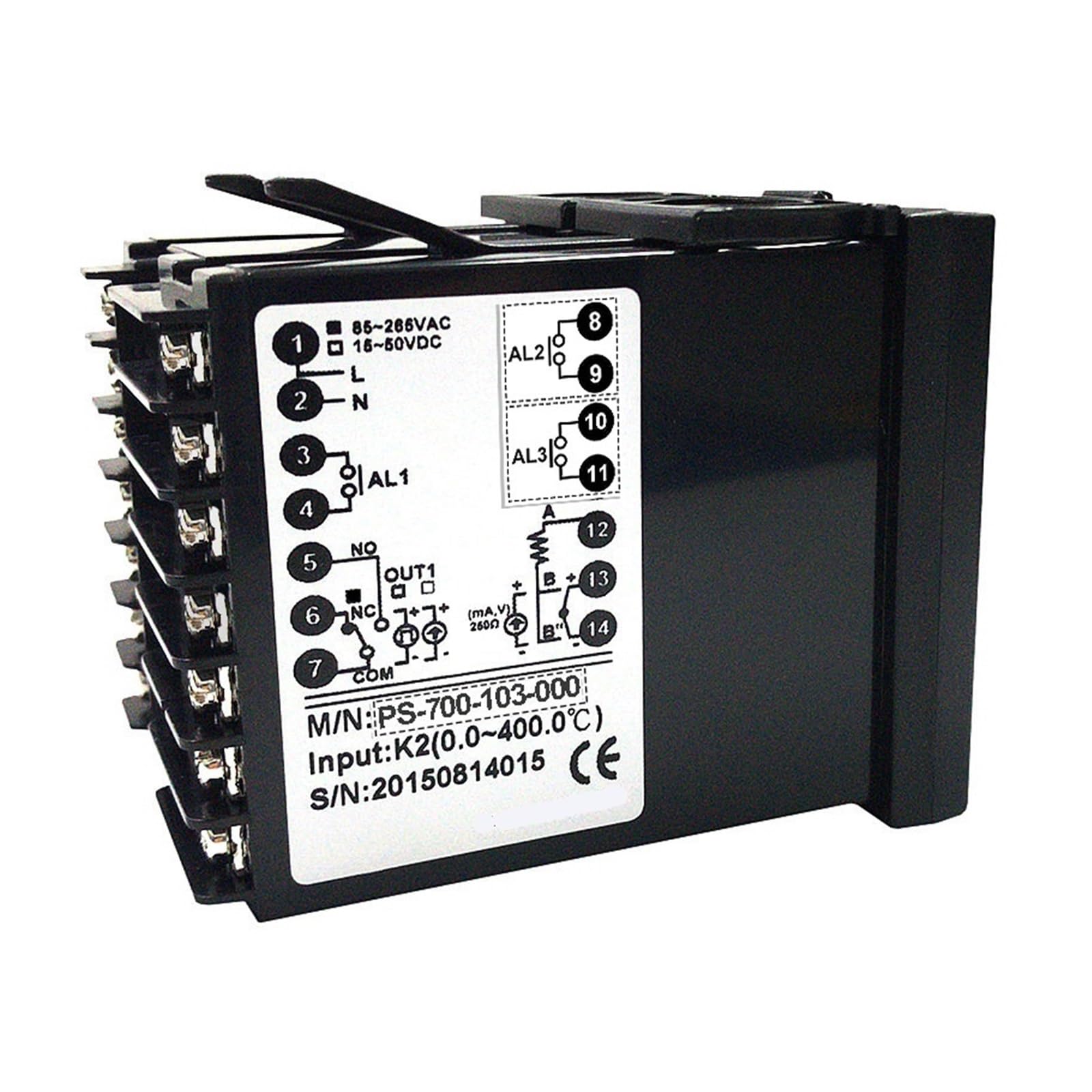 Termostato PS-700-103-000 Sensore regolatore di temperatura(0-400)