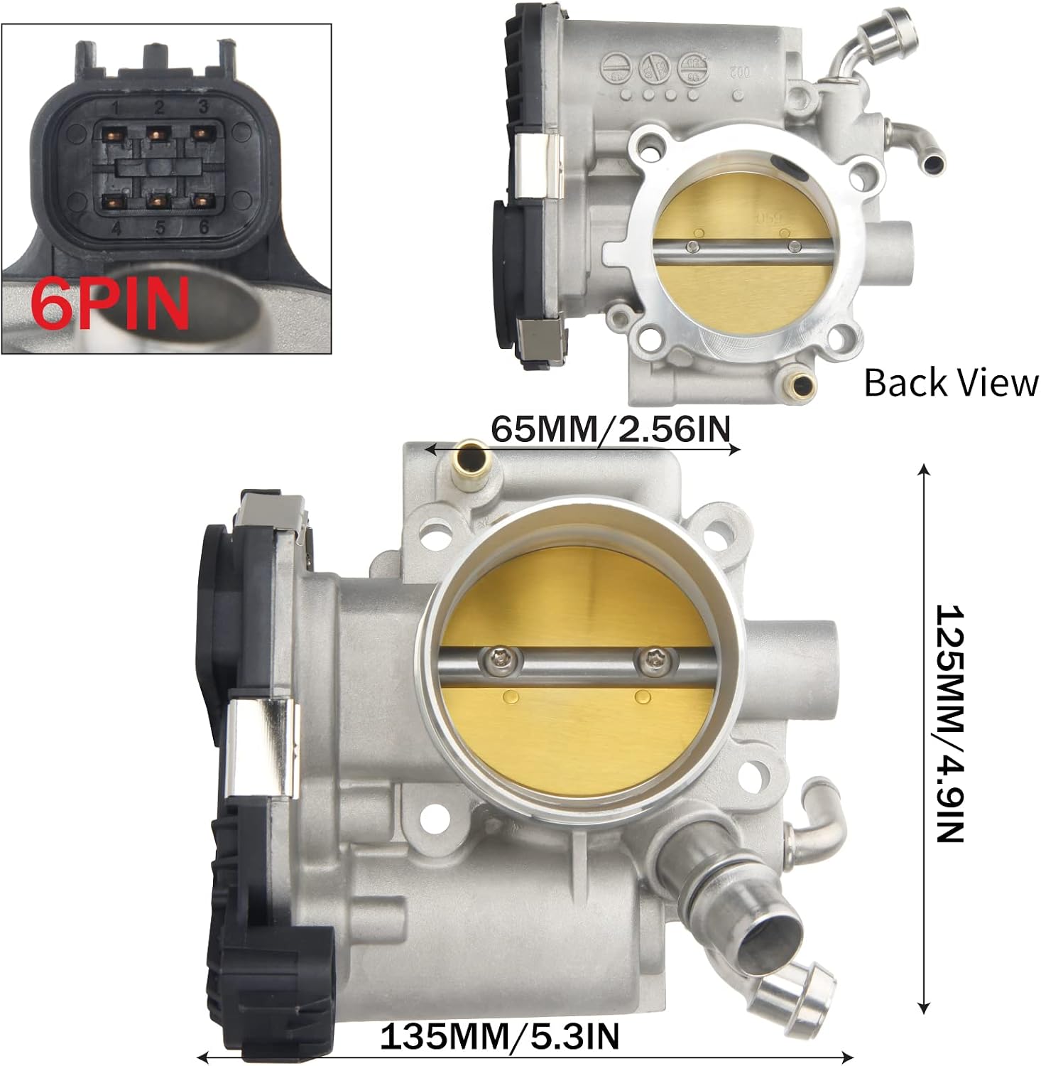 55577375 Electronic Throttle Body Assembly Replacement for Sonic Cruze Aveo Aveo5 G3 1.6L 1.8L L4