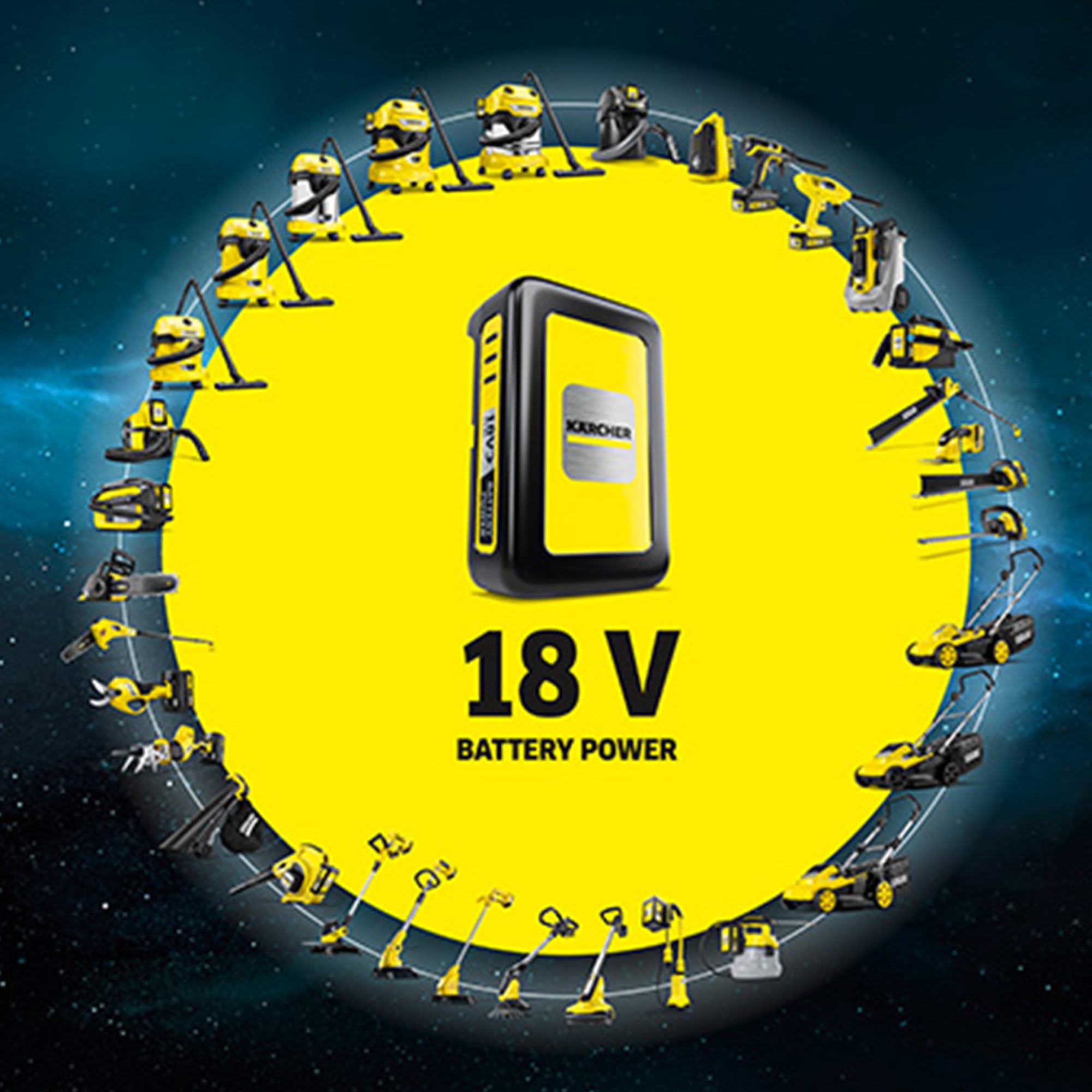 Kärcher Hidrolimpiadora Portátil a Batería KHB 4-18 Plus Battery Set, presión máxima de 21 bares, caudal de 170 l/h, autonomía de hasta 14 minutos, batería 18 V y cargador incluidos, depósito plegable