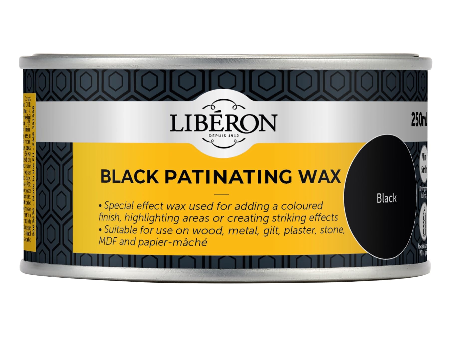 Liberon - Black Patinating Wax 250ml