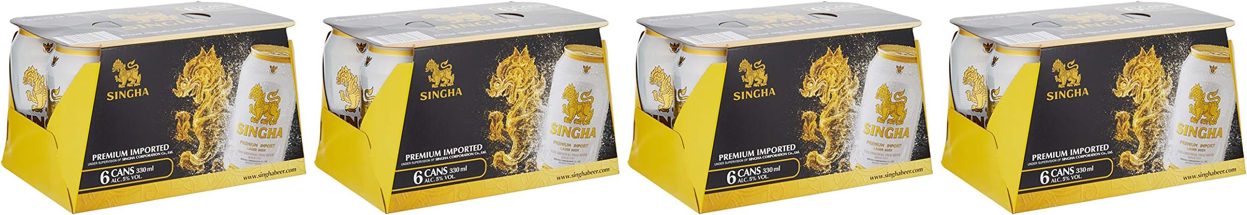 Singha Premium Thai Lager Cans, 24 x 330ml