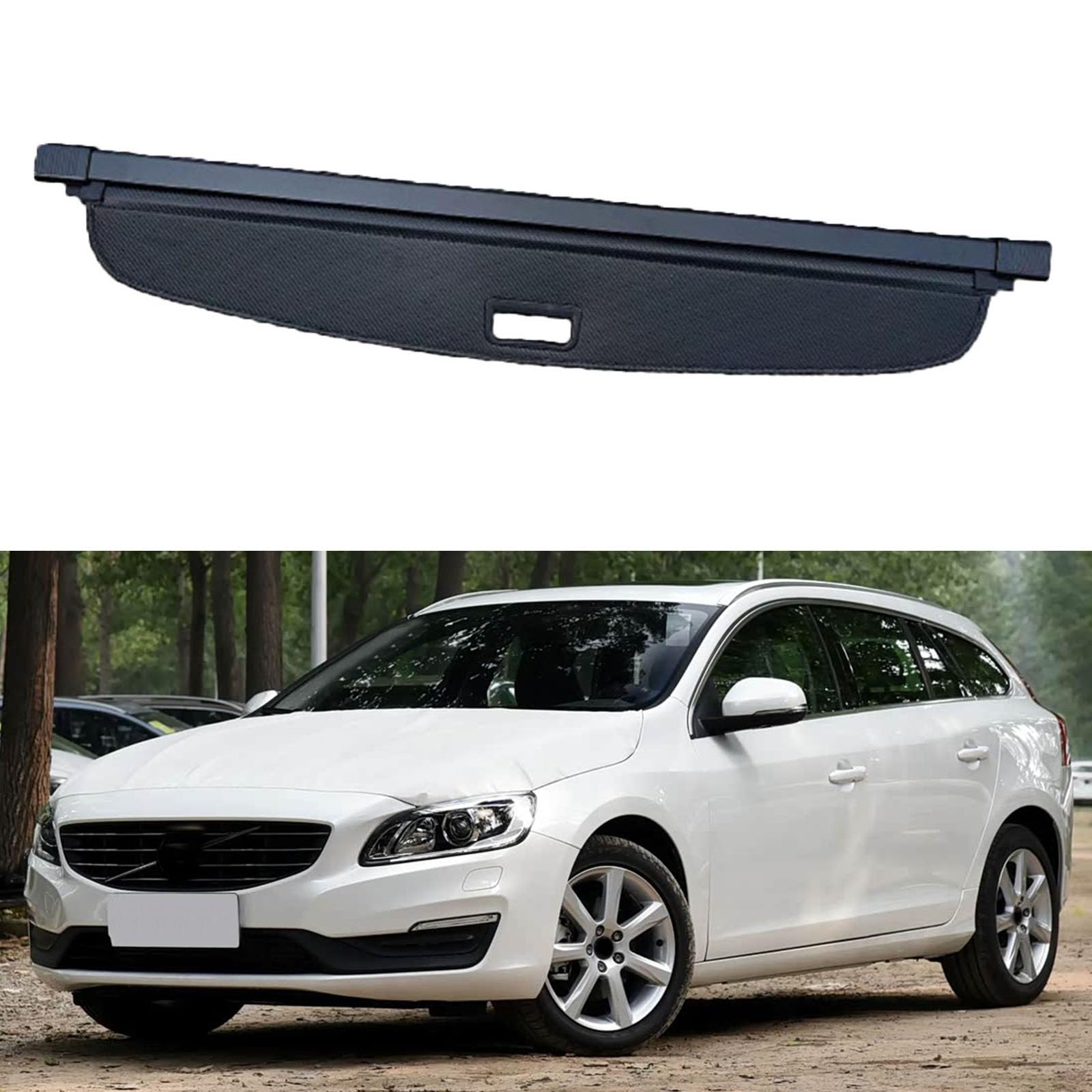 CAKERS Car privacy screen,Compatible with Volvo V60 2010-2017,Auto Parts