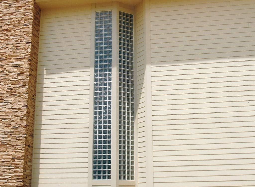 7 3/4" x 7 3/4" x 3 1/8" Nubio Glass Block- 10PK